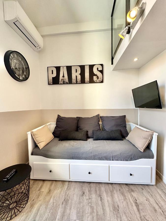 Studio Avec Clim A 100M Plage - 15Min Centre Ville Nice Ngoại thất bức ảnh